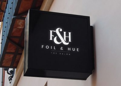 Logo design concept for a salon / beauty brand, crafted to reflect elegance, style, and professional visual identity.