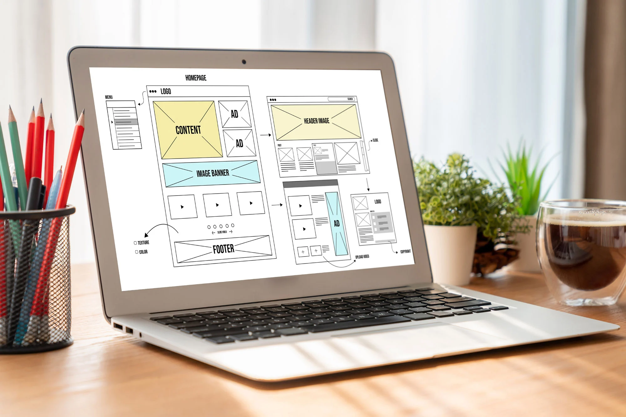 Custom website design compared with a website template, highlighting branding, responsive design, SEO optimisation and user experience by KitCreativity.
